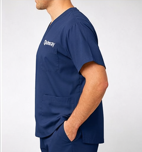 Conjunto de Uniformes Médicos Unisex para Hombre y Mujer, Top y Pantalones Reversibles, Ropa de Trabajo Elástica Tipo Jogger para Profesionales de la Salud - Product Image 3