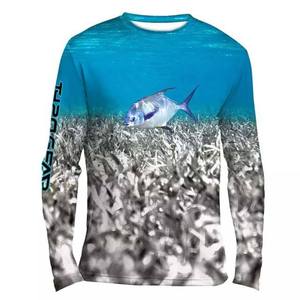 Chemises de pêche pour hommes de haute qualité, séchage rapide, protection UV50, vêtements de pêche en plein air, légers, performance estivale, coupe ajustée - Product Image 5