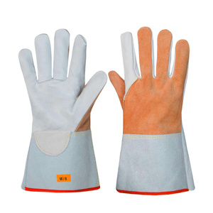 Guantes de Soldadura TIG de Piel de Vacuno de Primera Calidad, Resistentes a la Abrasión, con Puño de Seguridad Flexible - Product Image 6