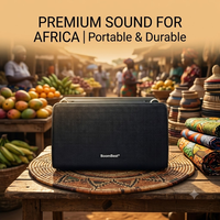 Boombest LN711BT Enceinte Portable Sans Fil, Boîte Sonore à Basses Puissantes, Haut-Parleur, Lecteur de Musique avec Carte TF, USB et Radio FM pour le Marché Africain