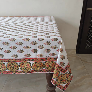 ผ้าคลุมโต๊ะงานแต่งงานทรงสี่เหลี่ยมผืนผ้า ทำมือจากผ้าฝ้ายแท้ ดีไซน์สวยงามทันสมัยสไตล์บ้านไร่แบบอินเดีย สามารถปรับแต่งได้ - Product Image 1