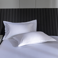 5 étoiles hôtel quatre pièces ensemble drap de lit pur coton trois pièces ensemble longue agrafe coton Jet 60s satin hôtel literie ensemble