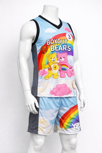 Unisex Plus Size Basketball Jersey Sports Wear Set 100% Polyester Two-Piece Customizable Uniform Front Anti-Bacterial Breathable - Product Image 2