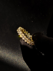 <b>Diamond</b> <b>Ring</b> 14K 18K Yellow Gold Lab Grown <b>Diamond</b> Oval Eternity <b>Ring</b> for Lady Elegant Wedding Engagement Fine Jewelry Gift Fine - Product Image 4