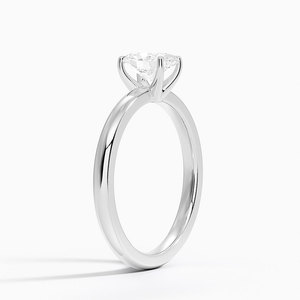 Anillo BOJ 71 con Corte Ovalado, Plata 925, Halo de Diamantes, Solitario con Piedra de 2ct, Color D, VVS1, Moissanita, Certificado GRA, Precio Bajo - Product Image 2