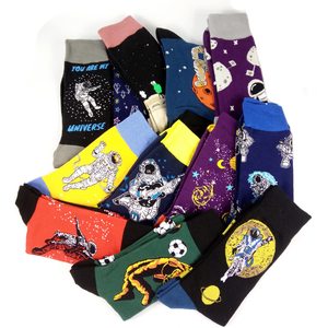Graphic <b>Socks</b> Custom Artwork Printed Cotton Crew <b>Socks</b> Bold Patterns for <b>Men</b> Women Skateboard Hip Hop Fashion Daily Wear - Product Image 1