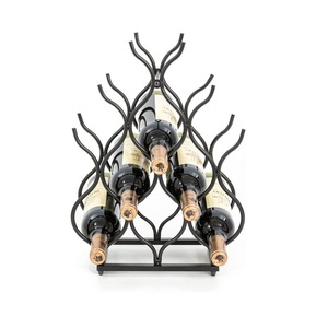 High Quality Metal wine bottle Holder Wine Bottle Organizer <b>Rack</b> <b>Drink</b> Bottle Display <b>rack</b> Stand - Product Image 4