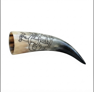 Crestes de corbeau nordiques artisanales en corne de buffle, écologiques, style viking, articles de bar médiévaux, cadeau pour guerriers et collectionneurs, qualité supérieure - Product Image 5