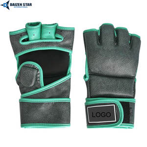 Gants d'entraînement MMA en cuir avec fermeture auto-agrippante pour poignet, pour adultes, idéaux pour la boxe et le sparring, emballage personnalisé - Product Image 5