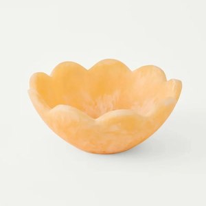 Bol de service en résine personnalisable, moderne et durable, vaisselle de fête, finition miroir, décoration intérieure, cadeau de Noël, bol à fruits et en-cas - Product Image 2