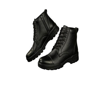 Zapatos de Seguridad para Hombre, de Cuero Marrón, con Puntera de Acero, con Cordones, Impermeables, Transpirables, con Forro de Malla, Suela de Goma, Anti-aplastamiento, para la Construcción - Product Image 1