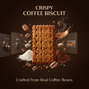 Direct Factory Very Cheap Decadent Coffee Crackers 210g Crispy Snack <b>Biscuits</b> ODM Vietnam Wholesale Supplier - Product Image 1