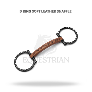 บิตม้าหนังนิ่มแบบ D-Ring อุปกรณ์ขี่ม้า - Product Image 2