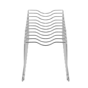 Étagère de rangement murale multifonctionnelle moderne en fer à double niveau pour cuisine, robuste et durable en métal - Product Image 3