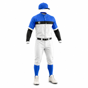 ชุดยูนิฟอร์มเบสบอลคุณภาพสูงแบบกำหนดเองได้ แขนสั้น แห้งเร็ว ราคาประหยัด - Product Image 3
