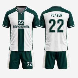 Camiseta de Fútbol para Hombre de Alta Calidad, 100% Poliéster, Ecológica, Transpirable, de Secado Rápido, Personalizada con Impresión por Transferencia de Calor, MOQ Bajo - Product Image 1
