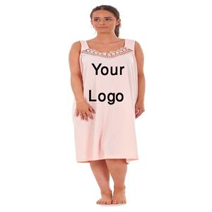 2023 diseño de moda último estilo todas las estaciones Sexy LOGO mujer ropa de dormir transpirable camisón para damas de Bangladesh - Product Image 6