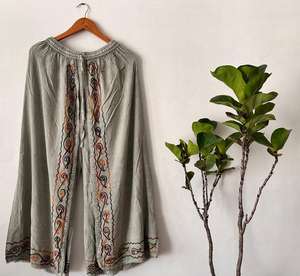 Elegant 100% Cotton Pyjama <b>for</b> <b>Women</b> Casual Breathable Rayon Crepe Palazzo Pants Soft Woven Sleepwear <b>for</b> Home Use <b>for</b> <b>Summer</b> - Product Image 5