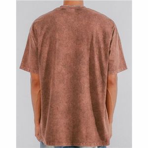 เสื้อยืดโอเวอร์ไซส์สไตล์สตรีททันสมัยสำหรับผู้ชาย ผ้าฝ้ายผสม ระบายอากาศได้ดี สวมใส่สบาย แฟชั่นลำลอง - Product Image 4