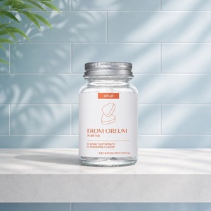 [FROM OREUM] Gamme d'hygiène bucco-dentaire quotidienne pour les magasins de soins personnels Dentifrice solide saveur mandarine de Jeju - Product Image 1