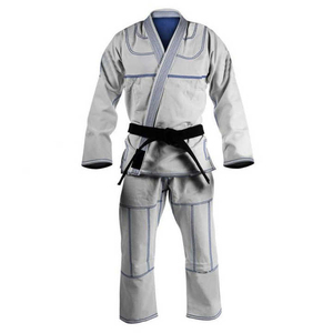 Uniforme de Jiu Jitsu Brasileño Personalizado, Kimono Negro con Tejido Pearl Weave y Pantalones Rib Stop - Product Image 6