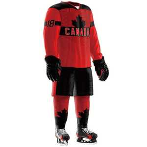 Uniforme de Hockey sobre Hielo para Equipo, Diseño 2026, MOQ Bajo, 100% Poliéster Transpirable, Venta Caliente - Product Image 6