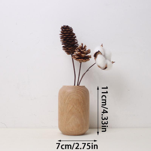 Jarrón de Madera para Flores, Decoración del Hogar, Venta al por Mayor, Suministro a Granel, Jarrón de Madera para Flores, las Mejores Piezas de Diseño - Product Image 3