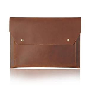Genuine Leather Laptop Sleeve <b>Bag</b> Vintage Envelope Case Protective Lightweight Cover for MacBook Air Pro 13 15 Inch - Product Image 1