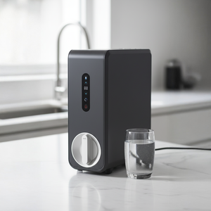 Sistema de Ósmosis Inversa de Flujo Directo Aqua-Win con Agua Caliente - Negro, para Encimera y Debajo del Fregadero, Sin Tanque, 600 GPD - Product Image 3