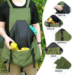 Grembiule da Giardinaggio Unisex in Resistente Tela di Cotone Premium con Tasche e Sacca Interna con Coulisse - Product Image 2