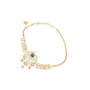 Fashion Body Chain with Matte Gold Polish - Product Image 2