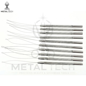Professional Salon Hair Extension Loop <b>Needle</b> Wire Hook Tools For Micro <b>Bead</b> Ring Hair Extensions Application Tools - Product Image 2