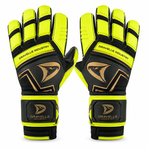 Guantes de Entrenamiento para Portero de Fútbol Dravelle Wasabi Grip, Látex Adhesivo, Proveedor de Equipo de Práctica - Product Image 3