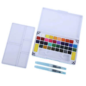Juego de pintura de acuarela sólida Foska con pluma estilográfica 12 18 24 36 colores juego de pintura para estudiante Artisit - Product Image 1