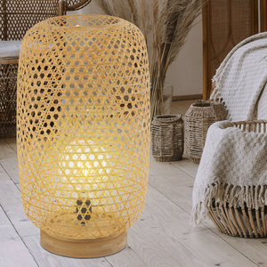 Superbe offre : lampadaire décoratif de luxe en bambou naturel pour l'aménagement intérieur, éclairage sur pied. - Product Image 6