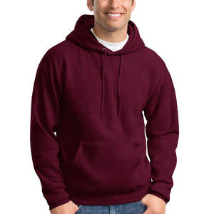 Vêtements grande taille, sweat-shirts à capuche bordeaux, service OEM, design personnalisé, nouveau style tendance, sweat-shirts en polaire - Product Image 3