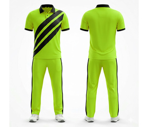 OEM Custom <b>Cricket</b> Uniform Sublimation Sportswear Set | Men Women Youth <b>Cricket</b> Wears Polo Shirt and Trouser Full Team - Product Image 6
