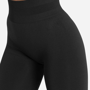 Custom Wholesale Women Sports Fitness Set Quick Drying Yoga Top Legging Beautiful Back Women Running Naked Tight-Fitting Gym Set - Product Image 5