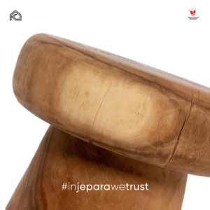 Wholesale Naturale Solid Teak Wood Handmade Eco-Friendly Modern Accent <b>Stool</b> Luxury Side <b>Table</b> Living Room Hotel Villa Home - Product Image 2