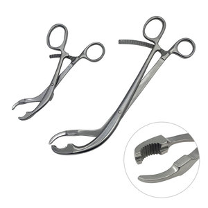 Pince à os vétérinaire de haute qualité en acier inoxydable, pince orthopédique robuste pour réduction osseuse, chirurgie vétérinaire - Product Image 4