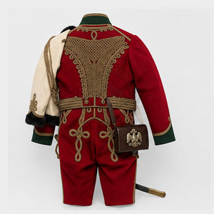 Uniforme de dragonneur sur mesure, respirant, léger, écologique, personnalisable, avec coutures détaillées et design durable pour musée - Product Image 3