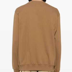 Sweat-shirt à col rond surdimensionné unisexe, coupe classique, couleur unie, pull en tricot, vêtements décontractés d'automne - Product Image 2
