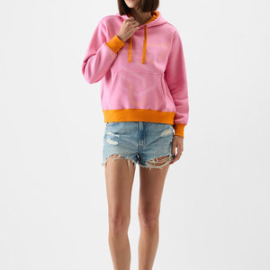 Servicio OEM, Impresión de Logotipo Personalizado, Sudaderas con Capucha para Mujer al por Mayor, Sudaderas con Capucha de Color Sólido para Mujer - Product Image 4