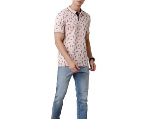 Camisetas de Manga Corta para Hombre, Personalizadas al por Mayor con Logotipo Bordado en la Parte Delantera, Transpirables, Tejido Sólido de Poliéster/Algodón, Ropa Deportiva Casual - Product Image 5