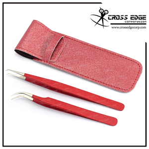 Best-seller pince à cils outil d'extension de cils pince à cils à pointe en fibre avec pince à épiler à 90 degrés extension de cils - Product Image 2