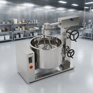 Chaudière à vapeur rotative à induction Amicook 380V/440V, modèle polyvalent avec contrôle de température de cuisson, approuvé par les chefs, idéal pour faire mijoter le poisson. - Product Image 6