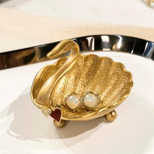 Decorative display tray artistic metal <b>dish</b> designer display accessory elegant organizer tray premium - Product Image 5