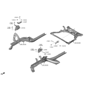 Supports de moteur neufs pour Elantra 21810AA000 - Product Image 2
