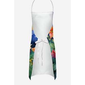 Colorado Rocky Mountain Columbine acuarela grande Multicolor delantal Unisex cocina hornear manualidades para adultos hombres mujeres - Product Image 4