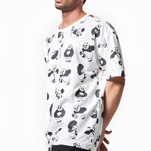 Camiseta Personalizada para Hombre, Oversize, 100% Algodón, Tejido Grueso Lavado, 260 g/m², Estilo Urbano, DTG, Lisa - Product Image 5
